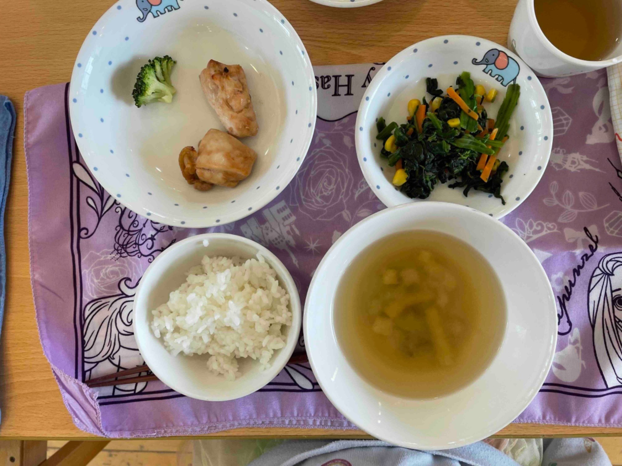 1週間の給食・おやつ