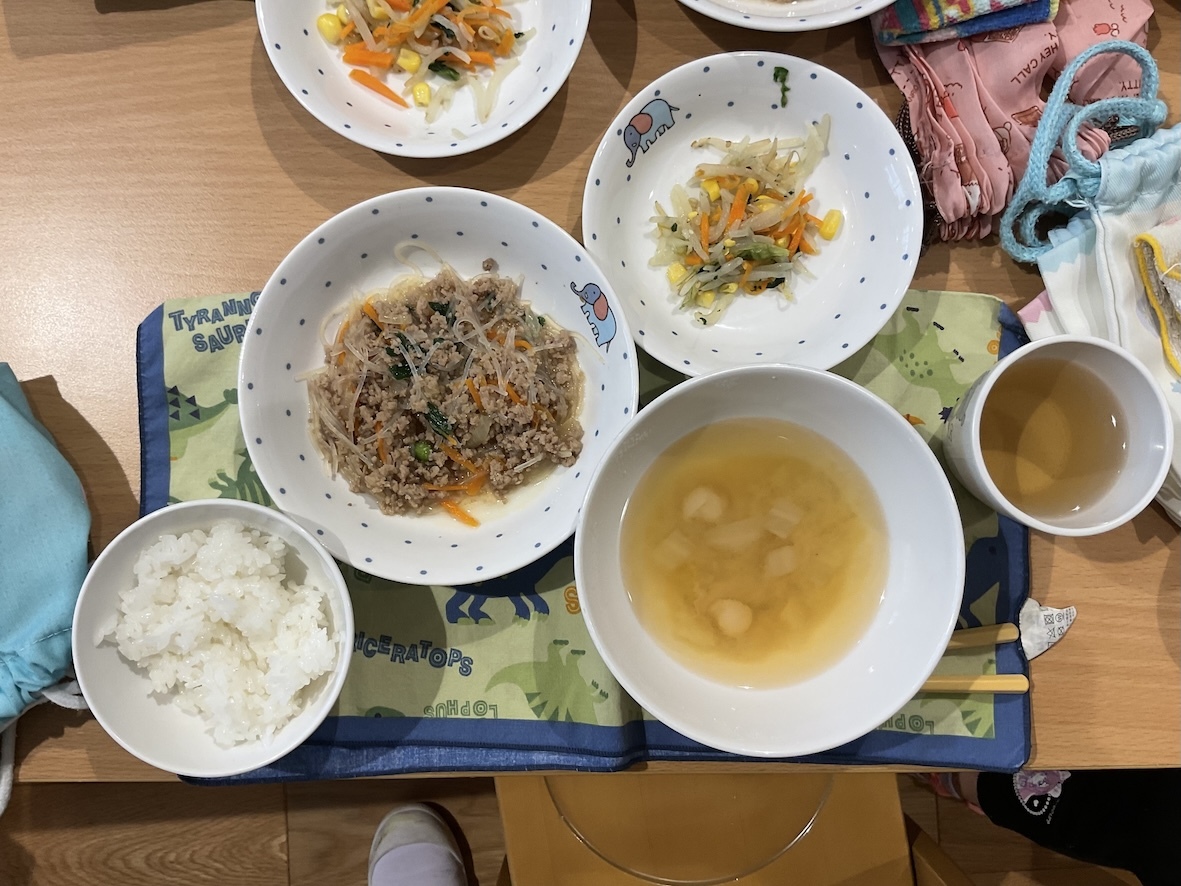 1週間の給食・おやつ