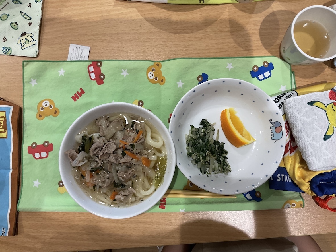 1週間の給食・おやつ