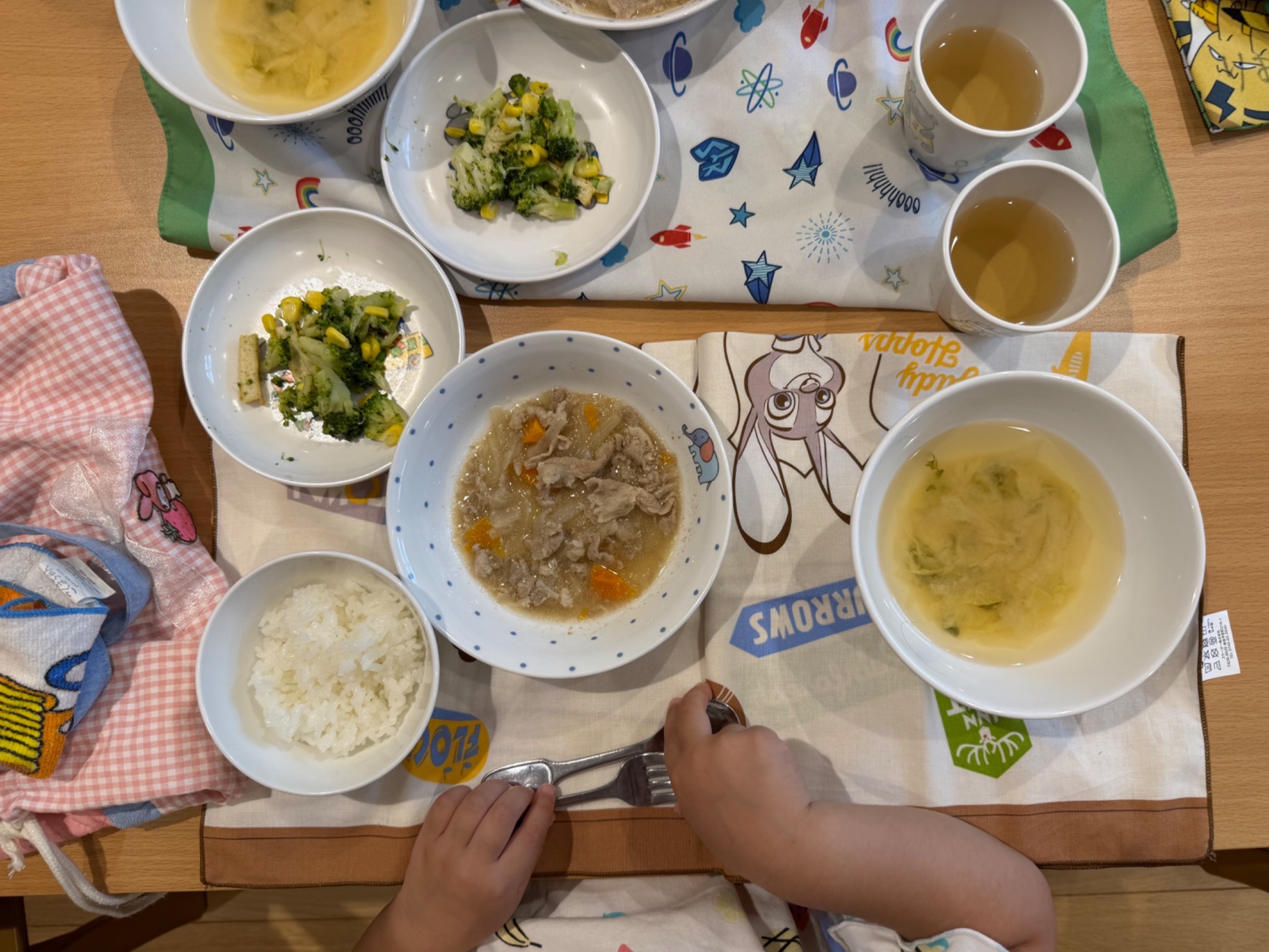 1週間の給食・おやつ