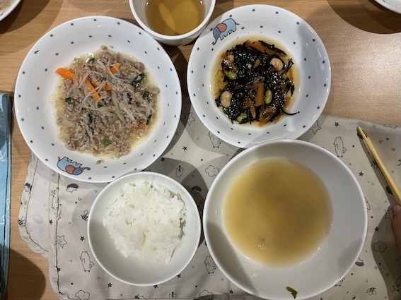 1週間の給食・おやつ